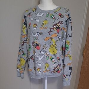 Warner Bros. Looney Tunes Gray Sweatshirt